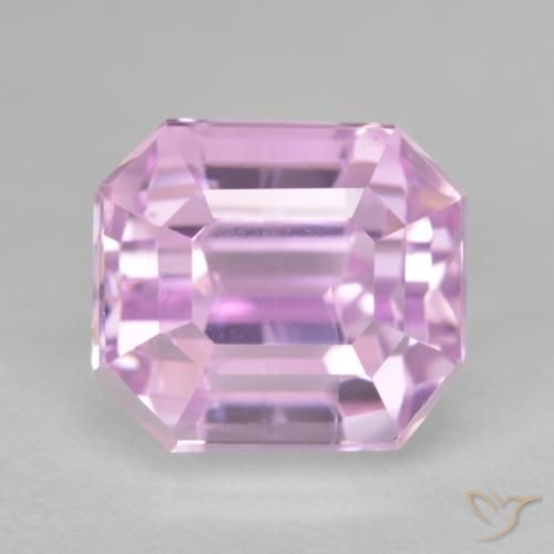 12.31ct 天然 浅紫色 紫锂辉石, 祖母绿式切割, VVS-VS