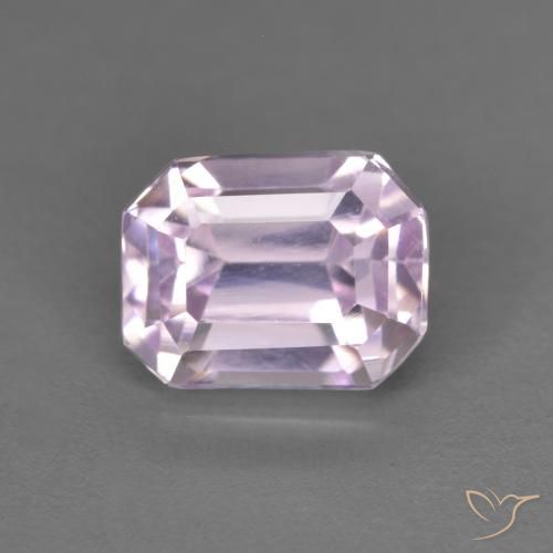2.19ct 天然 淡紫色粉红色 紫锂辉石, 祖母绿式切割, VS
