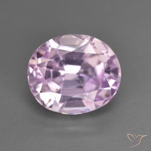 5.90ct 天然 浅紫色 紫锂辉石, 椭圆形, VVS