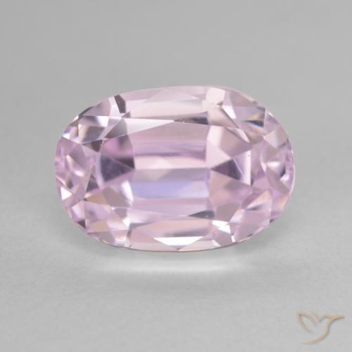 7.47ct 天然 中粉红色 紫锂辉石, 椭圆形, VVS