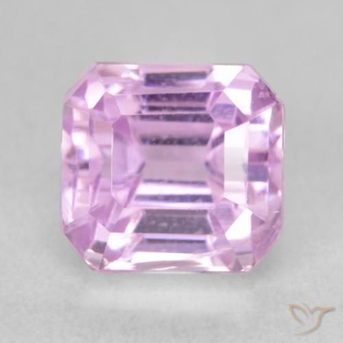 3.26ct 天然 淡粉紫紫 紫锂辉石, 祖母绿式切割, VVS-VS
