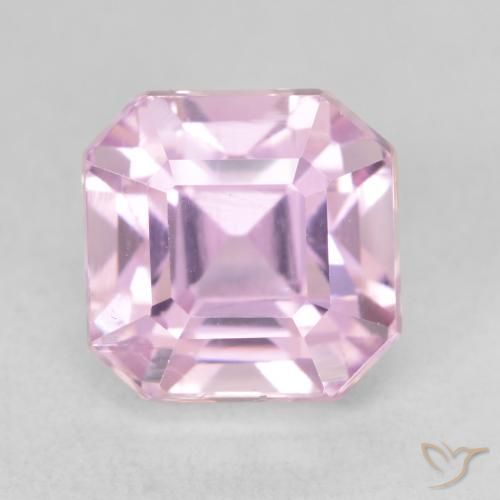 3.99ct 天然 浅紫色 紫锂辉石, 祖母绿式切割, VVS-VS