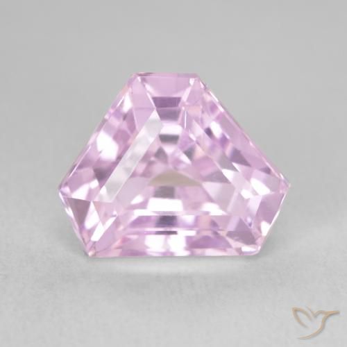 5.73ct 天然 粉紫紫 紫锂辉石, 花式切割, VVS-VS