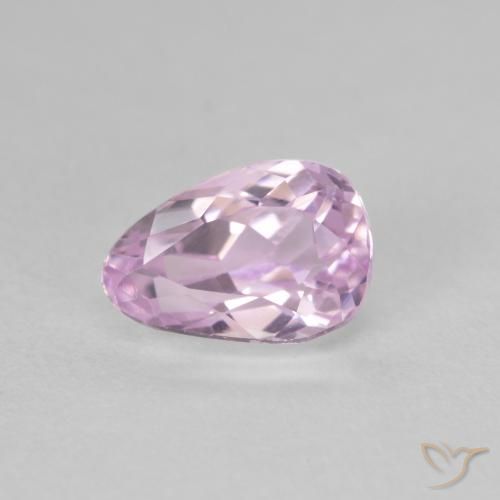 2.13ct 天然 樱桃粉色 紫锂辉石, 梨形, VVS-VS