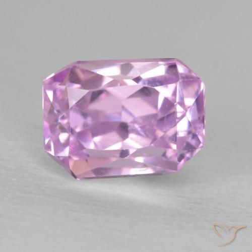 2.12ct 天然 皇家紫粉色 紫锂辉石, 祖母绿式切割, VS