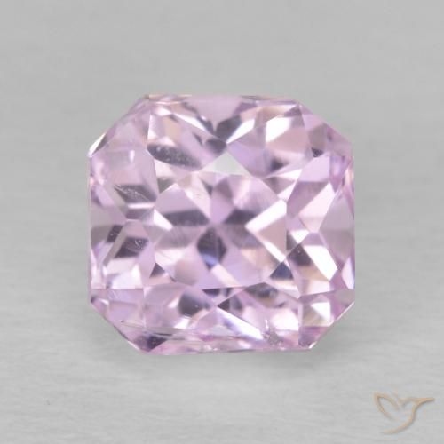 2.46ct 天然 樱桃粉色 紫锂辉石, 祖母绿式切割, VS
