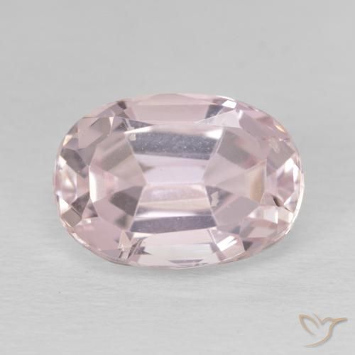 5.48ct 天然 火烈鸟粉色 紫锂辉石, 椭圆形, VS