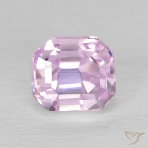 2.02ct 天然 浅粉色 紫锂辉石, 祖母绿式切割, VS