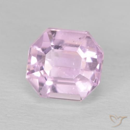 3.02ct 天然 浅粉色 紫锂辉石, 祖母绿式切割, VS