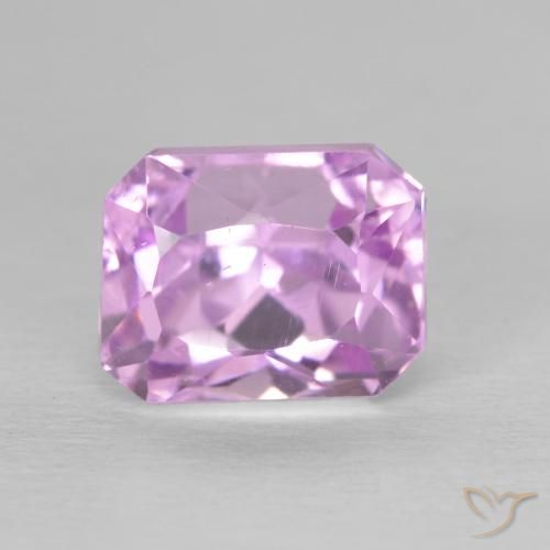 3.08ct 天然 皇家紫粉色 紫锂辉石, 祖母绿式切割, VS