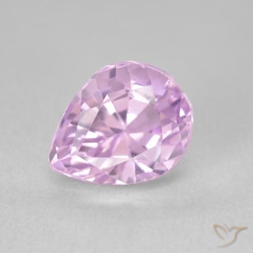 3.68ct 天然 中紫色 紫锂辉石, 梨形, VVS-VS