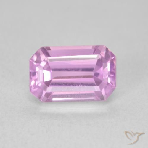 2.70ct 天然 粉紫色 紫锂辉石, 祖母绿式切割, VVS-VS