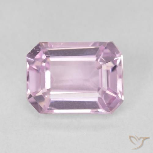 2.98ct 天然 粉紫紫 紫锂辉石, 祖母绿式切割, VVS-VS