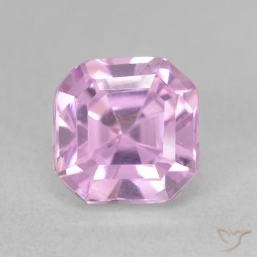 2.91ct 天然 粉紫紫 紫锂辉石, 祖母绿式切割, VVS-VS