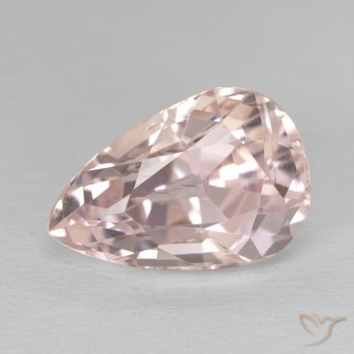 10.49ct 天然 火烈鸟粉色 紫锂辉石, 梨形, VVS-VS