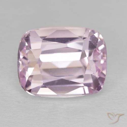 8.27ct 天然 浅樱桃粉色 紫锂辉石, 软垫, VVS-VS