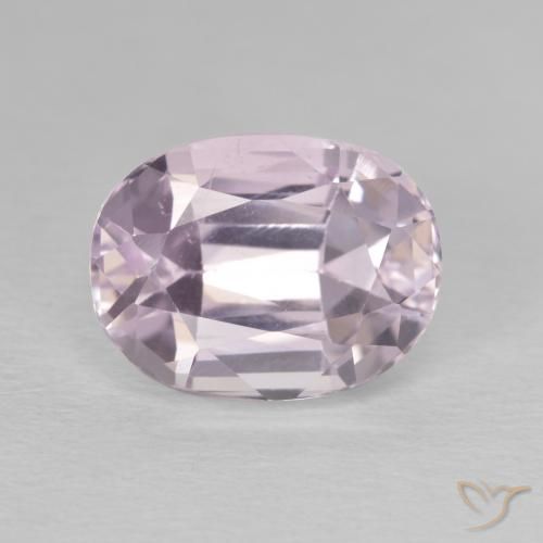 6.70ct 天然 浅淡粉色 紫锂辉石, 椭圆形, VVS-VS