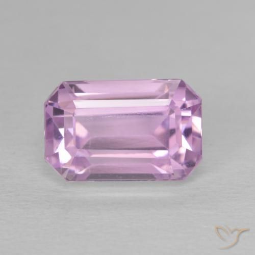4.05ct 天然 中粉红色 紫锂辉石, 祖母绿式切割, VVS-VS