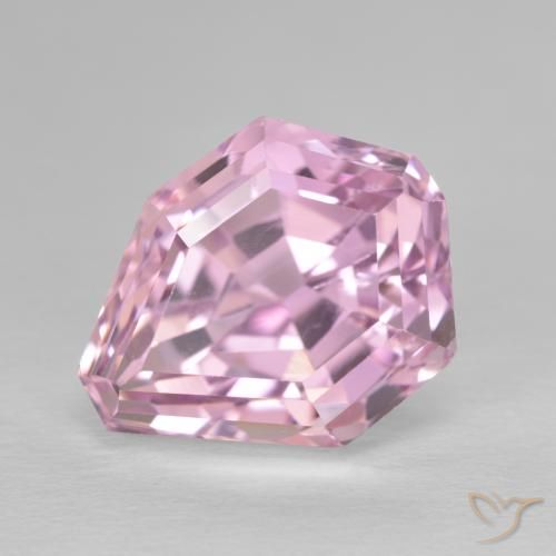 14.82ct 天然 浅粉色 紫锂辉石, 花式切割, VS