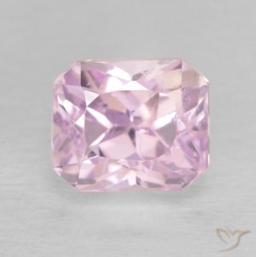 1.71ct 天然 浅粉色 紫锂辉石, 祖母绿式切割, VS