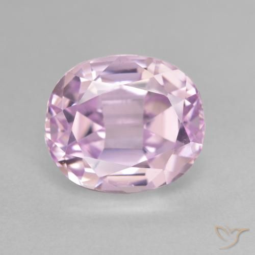 6.11ct 天然 浅粉色 紫锂辉石, 椭圆形, VS