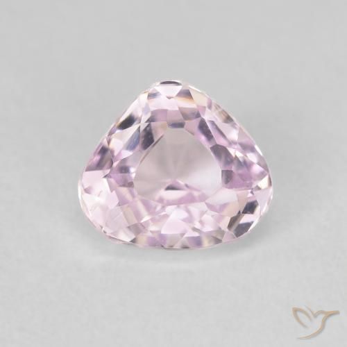 1.76ct 天然 浅淡粉色 紫锂辉石, 梨形, VVS