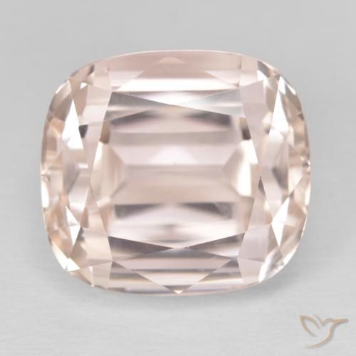19.63ct 天然 浅粉色 紫锂辉石, 软垫, VVS-VS
