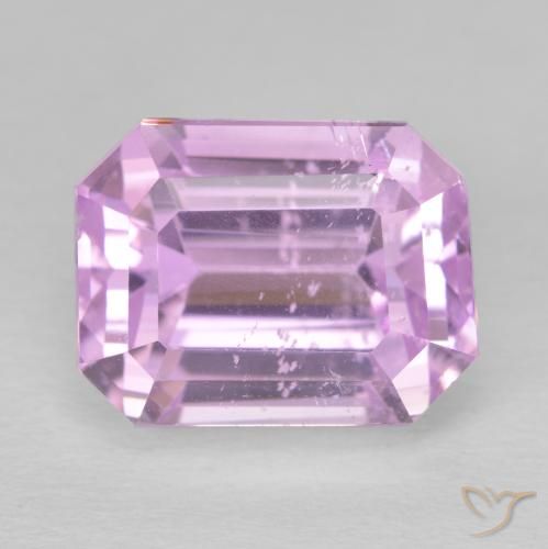 13.39ct 天然 中粉红色 紫锂辉石, 祖母绿式切割, VS