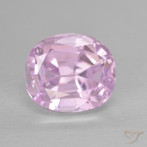 6.70ct 天然 樱桃粉 紫锂辉石, 椭圆形, VS