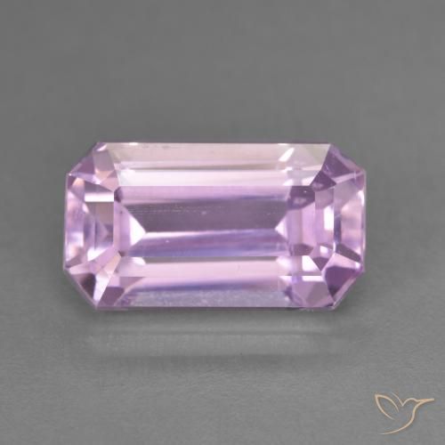 6.06ct 天然 中粉红色 紫锂辉石, 祖母绿式切割, VVS-VS