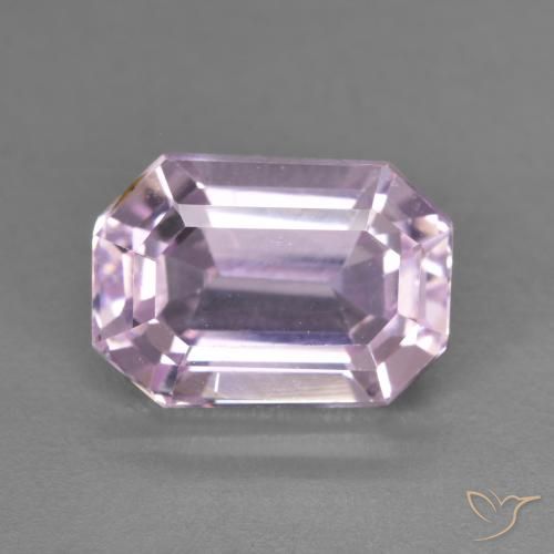 4.66ct 天然 紫粉色 紫锂辉石, 祖母绿式切割, VS