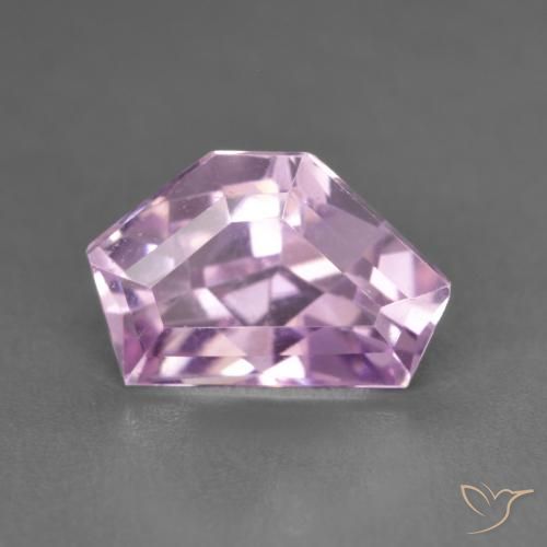 3.82ct 天然 樱桃粉 紫锂辉石, 花式切割, VS