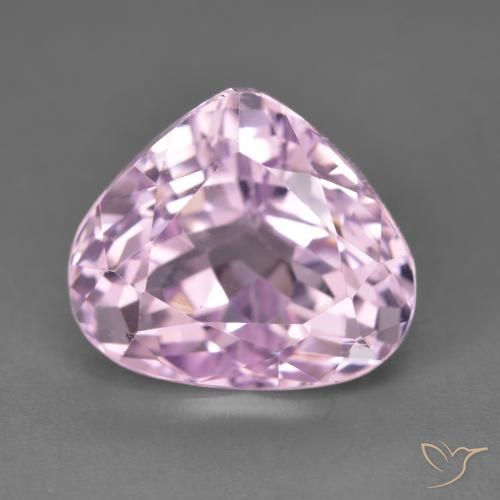 9.37ct 天然 樱桃粉色 紫锂辉石, 梨形, VVS-VS