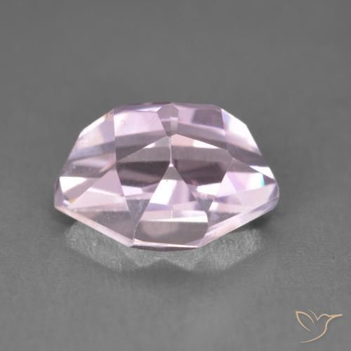 4.96克拉天然紫锂辉石，花式切割，VVS-VS
