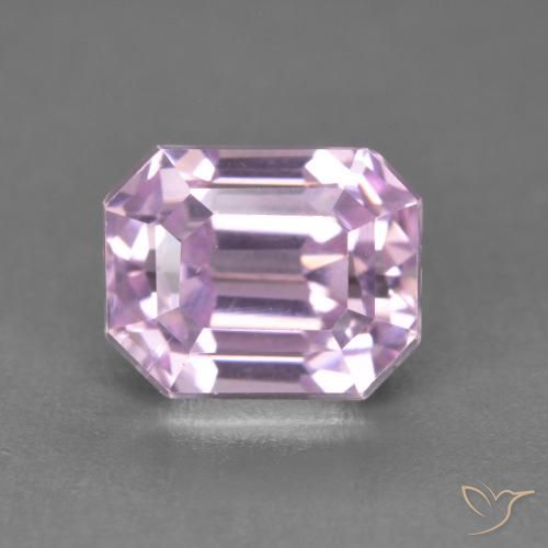 3.41ct 天然 皇家紫粉色 紫锂辉石, 祖母绿式切割, VVS