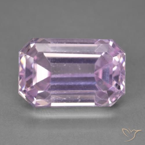10.68ct 天然 樱桃粉 紫锂辉石, 祖母绿式切割, VVS