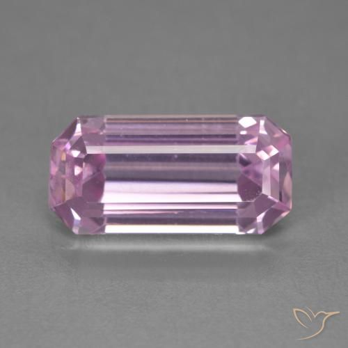 6.19ct 天然 中粉红色 紫锂辉石, 祖母绿式切割, VVS