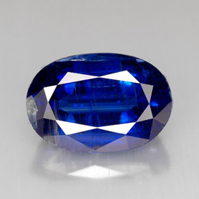 9.45克拉天然蓝晶石，椭圆形切割，14.9×10.1毫米，VS-SI