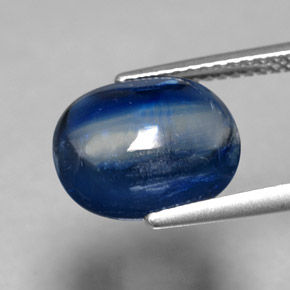 4.55克拉天然蓝晶石，透明，透明/半透明
