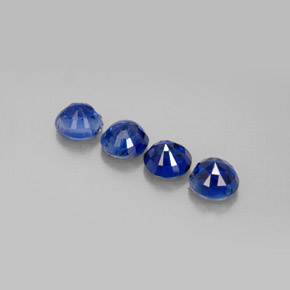 克拉天然蓝晶石，圆形切割，VS