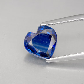 2.19克拉天然蓝晶石，心形，8.1×8.1毫米，VS