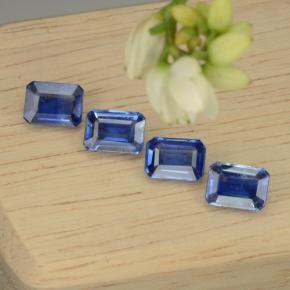 5.13天然蓝晶石，祖母绿式切割，7.1×5毫米，VS-SI