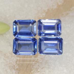 5.45天然蓝晶石，祖母绿式切割，7.1×5.2毫米，VS-SI