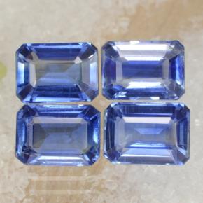 5.45天然蓝晶石，祖母绿式切割，7.1×5.2毫米，VS-SI