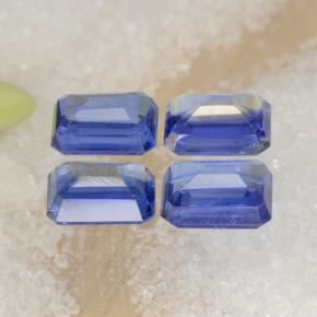 5.45天然蓝晶石，祖母绿式切割，7.1×5.2毫米，VS-SI