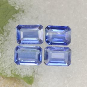 4.73天然蓝晶石，祖母绿式切割，7.2×5毫米，VS-SI
