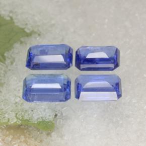 4.73天然蓝晶石，祖母绿式切割，7.2×5毫米，VS-SI