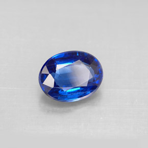 2.31克拉天然蓝晶石，椭圆形切割，9.2×7毫米，VS