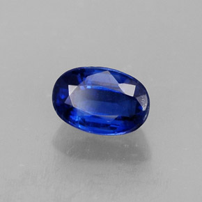 0.78克拉天然蓝晶石，椭圆形切割，6.2×4.2毫米，VS-SI