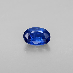 0.69克拉天然蓝晶石，椭圆形切割，6.1×4.1毫米，SI